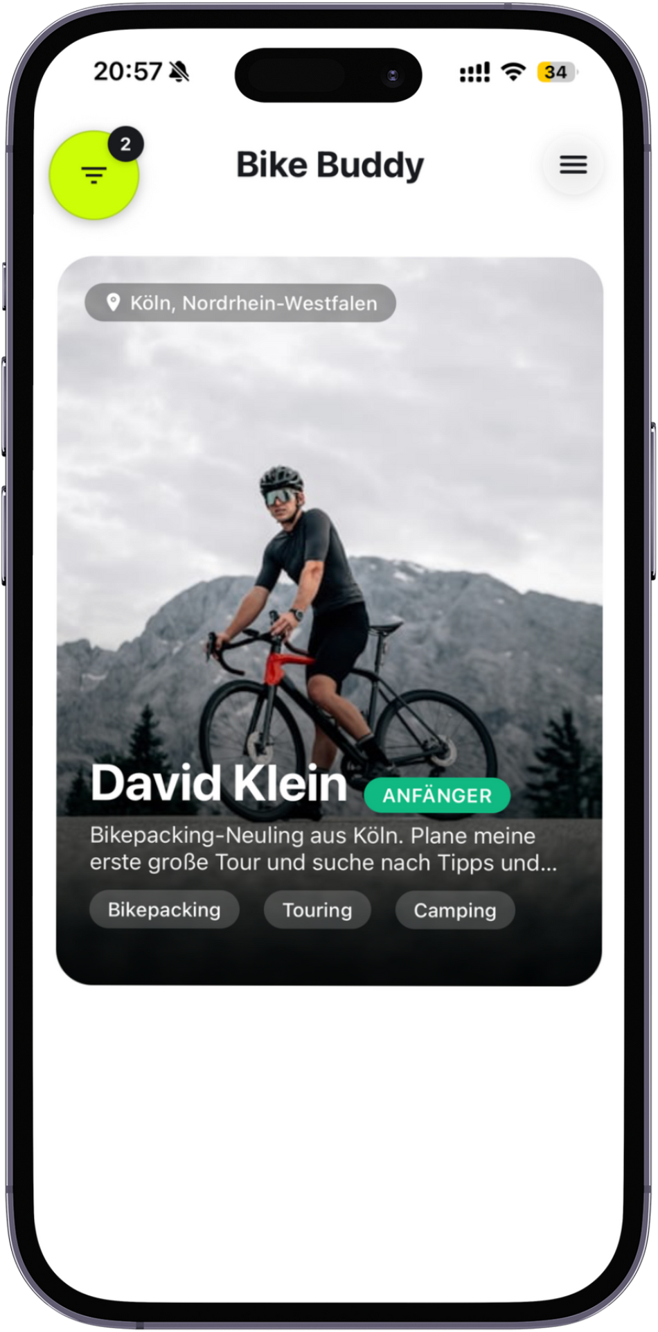 Finde deinen Bike Buddy